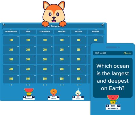jeopardy online game|Make and Play Jeopardy Games Online in Factile mode.